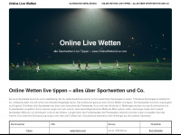 onlinewettenlive.com Webseite Vorschau