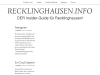 recklinghausen.info Webseite Vorschau