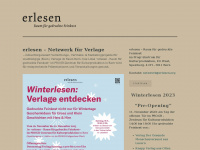 erlesen.org Webseite Vorschau