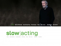 slow-acting.de Webseite Vorschau