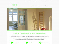 mederi-physio.de Webseite Vorschau