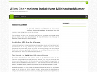 induktiver-milchschaeumer.de Webseite Vorschau