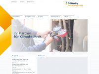 benway-industrial.de Webseite Vorschau