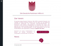 deutsche-parkinson-hilfe.de Webseite Vorschau