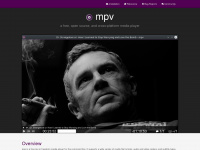 mpv.io Webseite Vorschau