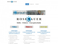 rosenauer.com Webseite Vorschau