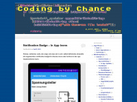 codingbychance.wordpress.com Webseite Vorschau