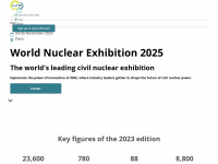 world-nuclear-exhibition.com Webseite Vorschau