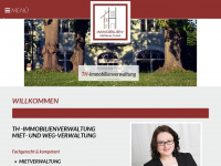 th-immobilienverwaltung.de Webseite Vorschau