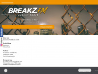 breakz.fm Webseite Vorschau