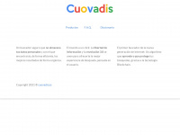 cuovadis.es Webseite Vorschau