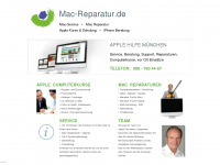 mac-reparatur.de Webseite Vorschau