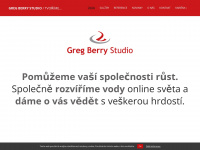 gregberry.cz Webseite Vorschau