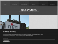 nink-systeme.de Webseite Vorschau