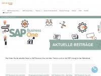 sap-b1-blog.com Webseite Vorschau
