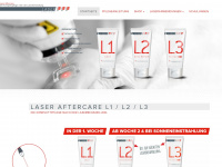 laser-aftercare.de Webseite Vorschau