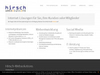 hirsch-websolutions.com Webseite Vorschau