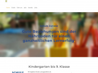 schule-zuerisee.ch Webseite Vorschau