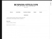 business-style.com Webseite Vorschau