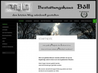 bestattungshaus-boell.de Webseite Vorschau