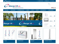 docprint.ch Webseite Vorschau