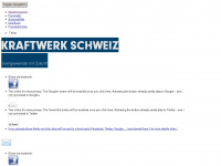 kraftwerkschweiz.ch Webseite Vorschau