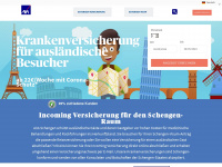 axa-schengen.com Webseite Vorschau