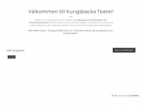 kungsbackateater.se Webseite Vorschau