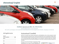 auto-ankauf-coesfeld.de Webseite Vorschau