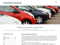 autoduisburg.de Webseite Vorschau