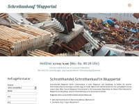 schrott-ankauf-wuppertal.de Webseite Vorschau