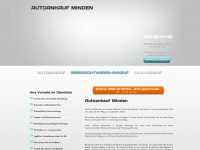 auto-ankauf-minden.de Webseite Vorschau