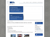 beka-metalltechnik.de Webseite Vorschau
