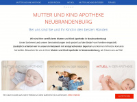 mutterkind-apotheke-neubrandenburg.de Webseite Vorschau