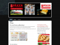 baeckerei-spaeker.de Webseite Vorschau