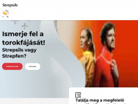 strepsils.hu Webseite Vorschau