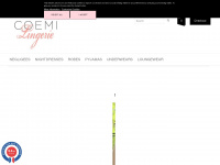 coemi-lingerie.com Webseite Vorschau