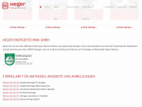 heger-energietechnik.de Webseite Vorschau
