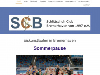schlittschuhclub-bremerhaven.de Webseite Vorschau