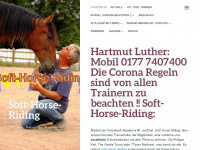 soft-horse-riding.com Webseite Vorschau