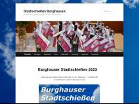 stadtschiessen-burghausen.de Webseite Vorschau