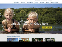 hennesee-sauerland.de Webseite Vorschau