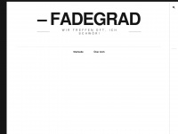 fadegrad.co Webseite Vorschau