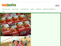 foodjustice.de Webseite Vorschau