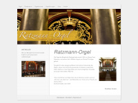 ratzmannorgel.de Webseite Vorschau
