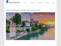 rhein-investors.ch Webseite Vorschau