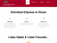 schnitzel-express-düren.de Webseite Vorschau
