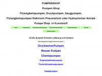 pumpenshop.biz Webseite Vorschau