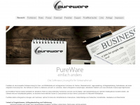 pureware.eu Webseite Vorschau