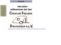 caravanfreunde-dauchingen.de Webseite Vorschau